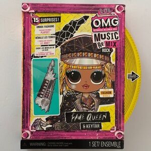 LOL Surprise FAME QUEEN & KEYTAR DOLL Music Remix Rock Set w/ 15 Surprises - New